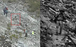 爬山目擊「神秘軍盔男」！隔4天真相大白了