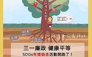 新北衛生局辦理「三一廉政．健康平等SDGs有獎徵答」 