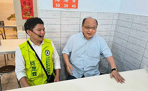 獨家》巧遇！胡志強稱讚：只有何昆霖能夠協助盧秀燕建設大台中