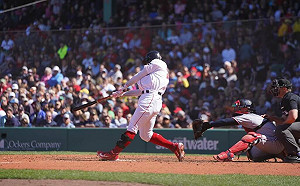 張育成本季第3轟砲打釀酒人 女兒出生後已敲2轟