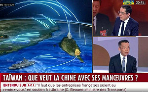 盧沙野稱中國決定台灣命運 嗆主持人沒讀書 綠委批：又盧又殺又野 再讓法國看到台灣！