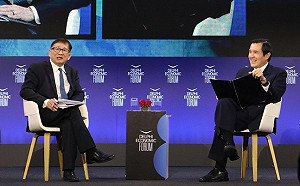 馬英九希臘「爐邊對談」 認兩岸可避免走向戰爭、維持和平現狀