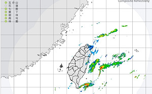 今東半部防陣雨.南北溫差大 中部以南空品亮橘色提醒