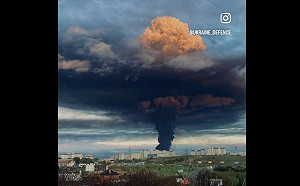 (影)俄羅斯指控以4架無人機攻擊克里米亞油庫 烏克蘭否認：這是神罰