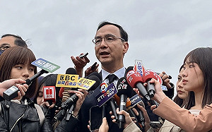 「鋼索論」、「杯水論」何者符合國民黨兩岸論述？朱立倫：最重要都是捍衛中華民國