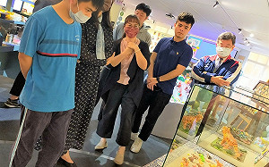 新北特校「自閉天才小畫家」黃清棣開設畫展