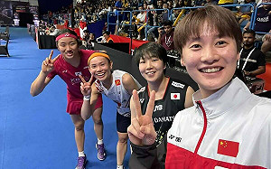 亞錦賽奪冠戴資穎衣服logo引熱議   郭倍宏苦笑：麥當勞共和國萬歲！