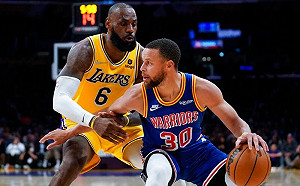 湖人勇士對決　Curry再次交手詹皇