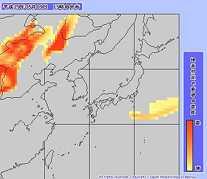 日本50年來首次沙塵暴　中國吹來的