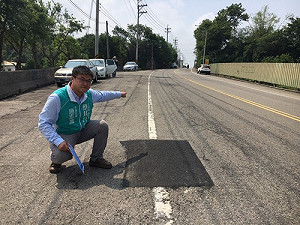中市首次採DCP檢測路基  外埔中山路成示範道路