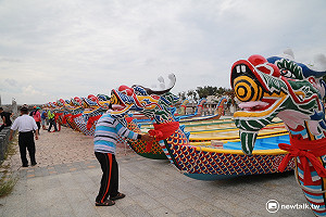 先天宮王爺坐鎮  嘉義縣東石鄉龍舟點睛開光