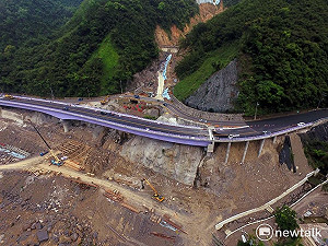 員林石笱排水護岸塌200公尺 彰化縣府搶修