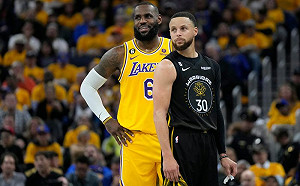 尾隨Curry到休息區？LeBron：防到坐下為止