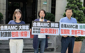 控公股金子公司遭家族寄生  藍黨團赴監察院告發財長、合庫金董座 