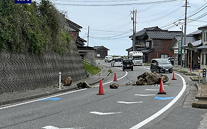 日本石川能登地區6.3強震 多處房屋倒塌 一人OHCA