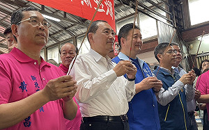 土城三元宮媽祖聖誕遶境  侯友宜扶轎恭請起駕