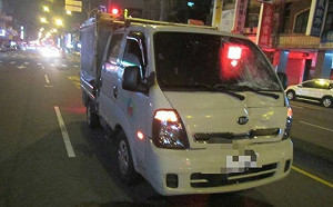 台中死亡車禍　貨車綠燈直行撞路人