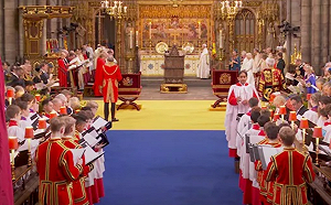 英國、美國力挺烏克蘭盡在不言中 ! 查爾斯三世加冕禮藏黃藍國旗配色