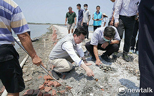 七股文蛤因久旱水鹹大量死亡 郭國文邀主管機關會勘傳達漁民心聲