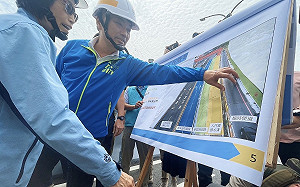 成蘆大橋機車道拓寬完工 侯友宜16日視察後通車