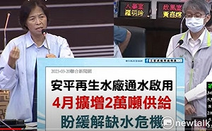 曾文水庫將見底 藍軍籲增設再生水廠提高汙水處理率解危