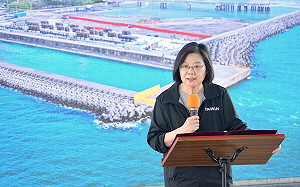 陪蔡英文視察海淡機組 陳其邁：提升整體供水韌性