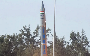 印度試射「普拉雷」導彈傳將部署印中邊界 中國官媒喊「警愓」