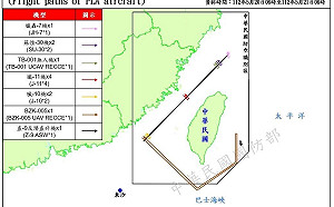 共機12架次逾越海峽中線、無人機東南海域騷擾 