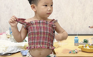 蔡波能穿「辣妹露肚裝」？網笑：波爺變波妞