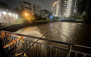 桃市一夜20處積淹水 市府啟閉43處水閘門防汛       