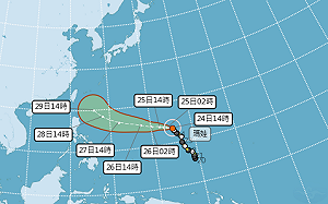 何時北轉？中颱「瑪娃」6小時內將重返強颱  氣象局曝最新路徑