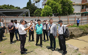 施工發現遺址文物   蔡其昌爭取設立中社遺址博物館