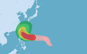 瑪娃出現眼牆置換！氣象局：強度將轉變 週一清晨發海警