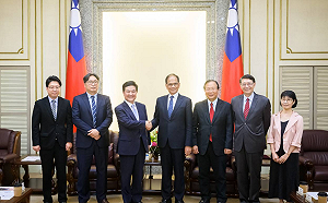 接見駐台北韓國代表部代表 游錫堃：台韓應深化交流