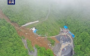 19人慘遭活埋罹難! 四川樂山大走山壓到礦井平台 搜救行動已結束