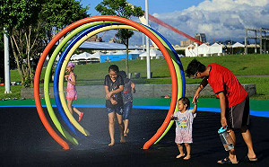 夏日消暑聖地！台北大佳河濱公園6/9戲水區熱鬧開放
