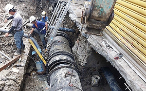 新莊瓊林路自來水爆管 新北市府要求事業單位加速從寬賠償並做好善後處理