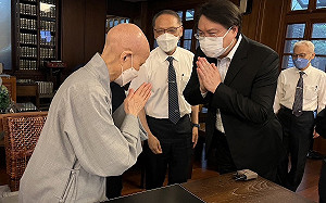 拜會證嚴 林右昌：結合民間力量將社會照護網極大化