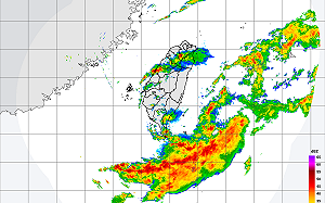 強對流雨帶通過巴士海峽 苗栗以南6縣市豪雨警戒