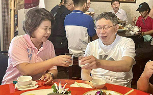 餐廳與柯Ｐ巧遇 張秀華：歡迎來「嘉」遊玩