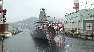 日本第六艘最上級護衛艦「阿賀野號」入列服役