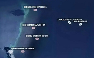 中菲南海交鋒! 菲6快艇趁夜補給仁愛礁 中國空前部署 16船圍堵全部攔截