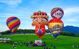 全球獨步Q版媽祖造型熱氣球亮相 快來台東一睹新球風采