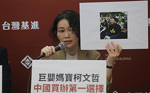 吳欣岱秀柯文哲昔日反服貿照　對比今柯喊重啟服貿動機不單純 