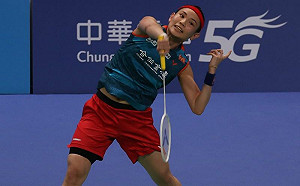 戴資穎直落二贏球　晉級女單四強