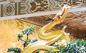 圓山飯店「百年金龍」遭天花板砸斷頭 命理師：恐影響龍穴風水