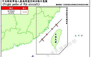 越來越囂張!21共機.5共艦擾台 8架次殲10抵近我24浬線