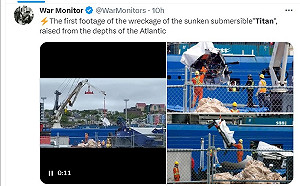 泰坦號打撈碎片曝光 美海防：發現疑似人體殘骸