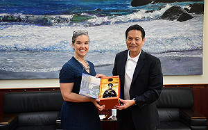 AIT處長首赴馬祖  拜訪縣長王忠銘談兩岸與通訊方災韌性議題 