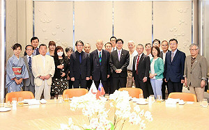 東京日台交流會拜會陳其邁  盼促進台日友好關係